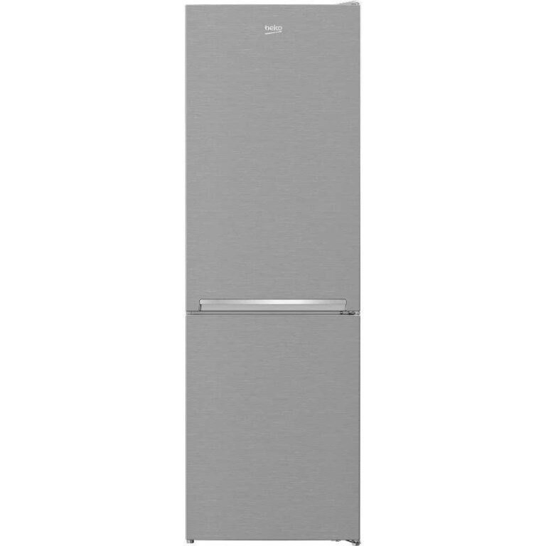 Combina frigorifica Beko RCSA366K40XBN, 343 l, Usi reversibile, Termostat reglabil, Iluminare LED, Argintiu, Clasa E