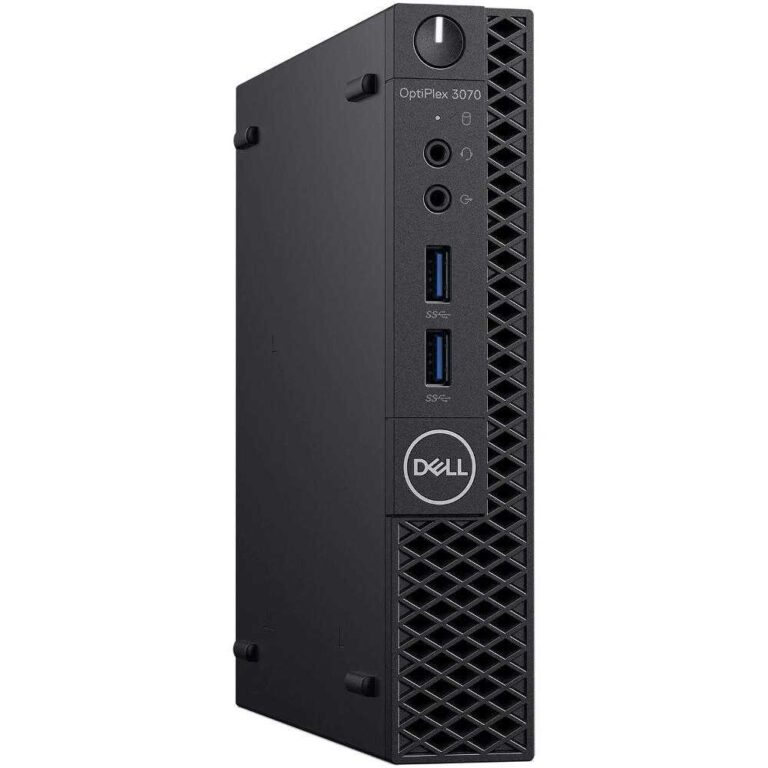Sistem Desktop PC Dell OptiPlex 3070 MFF, Intel® Core&trade; i7-9700T, 8GB DDR4, SSD 512GB, Intel® UHD Graphics, Windows 10 Pro