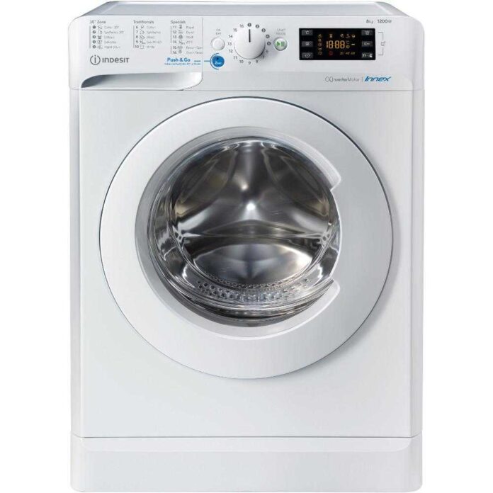 Masina de spalat rufe Indesit BWE 81284X W EE N, 1200 RPM, 8 kg, Clasa C, (clasificare energetica veche Clasa A+++)