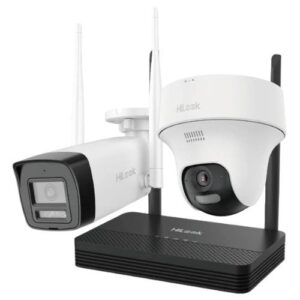 Sistem supraveghere IP Wireless Hikvision HiLook IKS-2042BTH-PH/W, 2 camere 2MP, NVS, IR 30m, audio bidirectional, slot microSD Sistem supraveghere IP Wireless Hikvision HiLook IKS-2042BTH-PH/W, 2 camere 2MP, NVS, IR 30m, audio bidirectional, slot microSD