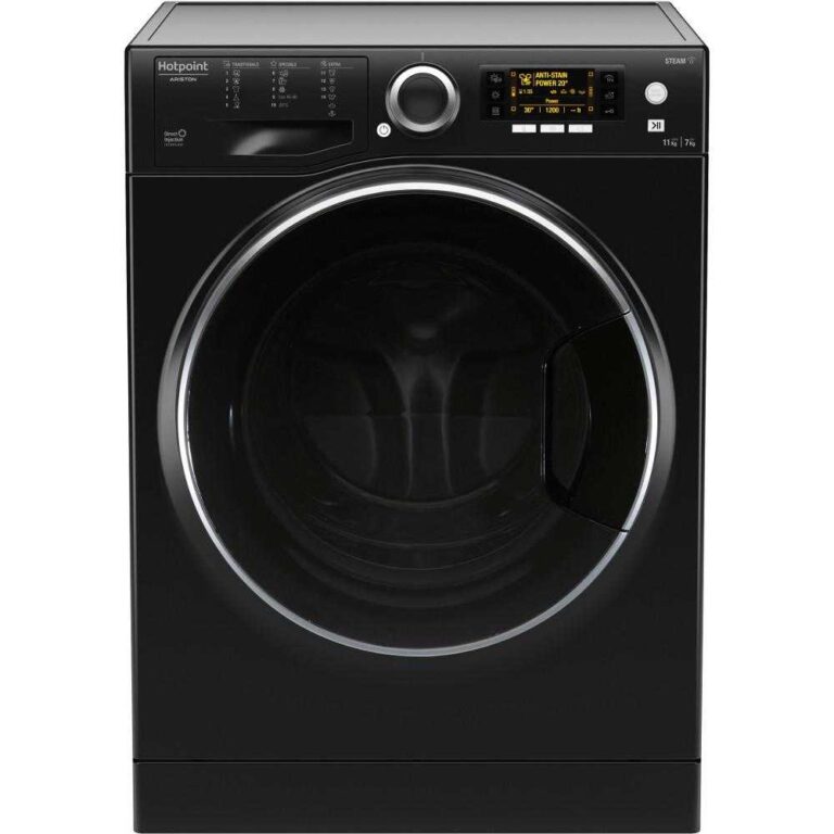 Masina de spalat rufe cu uscator Hotpoint RDD 1175238 KD VJ EU, 1600 RPM, 11 kg spalare, 7 kg uscare, Clasa D