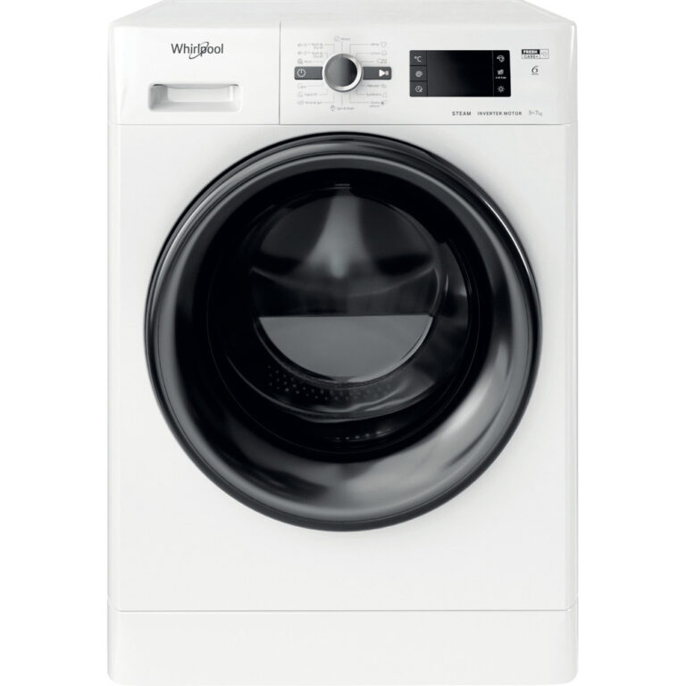 Masina de spalat rufe cu uscator Whirlpool FWDG 971682 WBV EE N, 1600 RPM, 9 kg spalare, 7 kg uscare, Clasa D, (clasificare energetica veche Clasa  A)