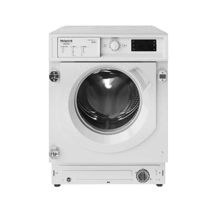 Masina de spalat rufe cu uscator incorporabila Hotpoint BI WDHG 961484 EU, 1400 RPM, 9 kg spalare, 6 kg uscare, Clasa A