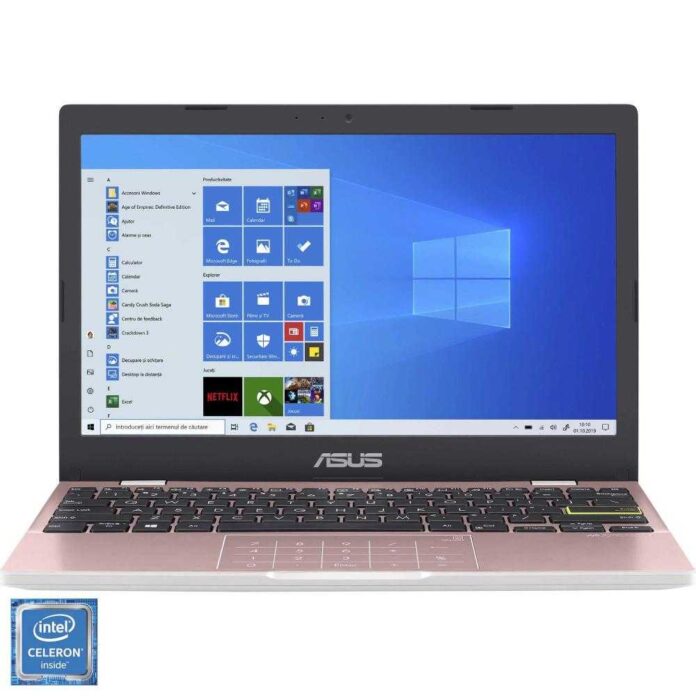 Laptop ultraportabil Asus E210MA-GJ002TS, Intel® Celeron® N4020, 4GB DDR4, eMMC 64GB, Intel® UHD Graphics, Windows 10 Home S, Rose Gold Laptop ultraportabil Asus E210MA-GJ002TS, Intel® Celeron® N4020, 4GB DDR4, eMMC 64GB, Intel® UHD Graphics, Windows 10 Home S, Rose Gold