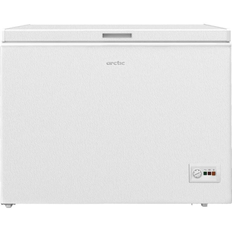 Lada frigorifica Arctic AO23P40, 230 l, Control mecanic, Izolatie densa, Conditii extreme, Zgomot 39 dB, Autonomie 45h, Clasa E (clasificare energetica veche Clasa A++), H 86 cm, Alb