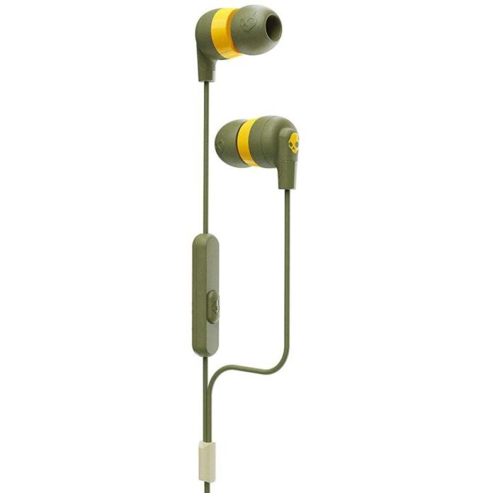 Casti Audio In-Ear Skullcandy Inkd+, Moss Olive Yellow Casti Audio In-Ear Skullcandy Inkd+, Moss Olive Yellow