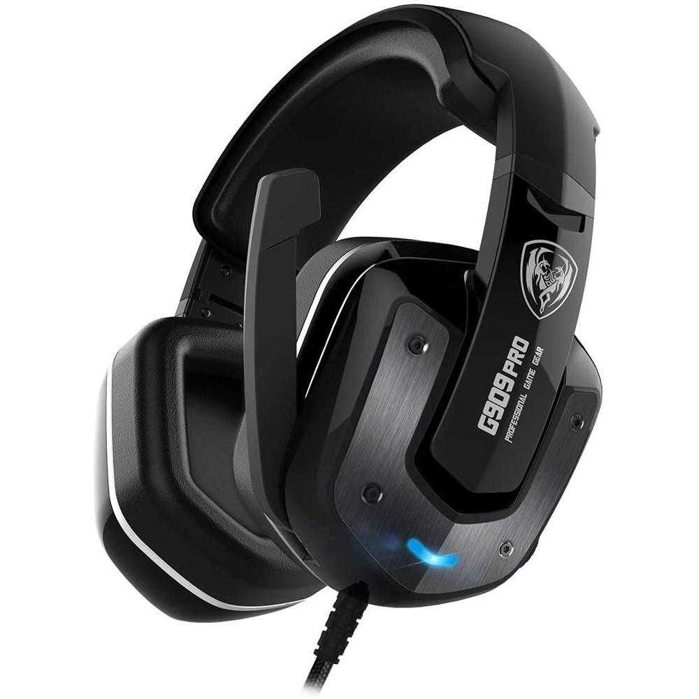 Casti gaming cu microfon Somic G909 PRO, sunet virtual surround 7.1, functie de vibratii, USB, Negru Casti gaming cu microfon Somic G909 PRO, sunet virtual surround 7.1, functie de vibratii, USB, Negru