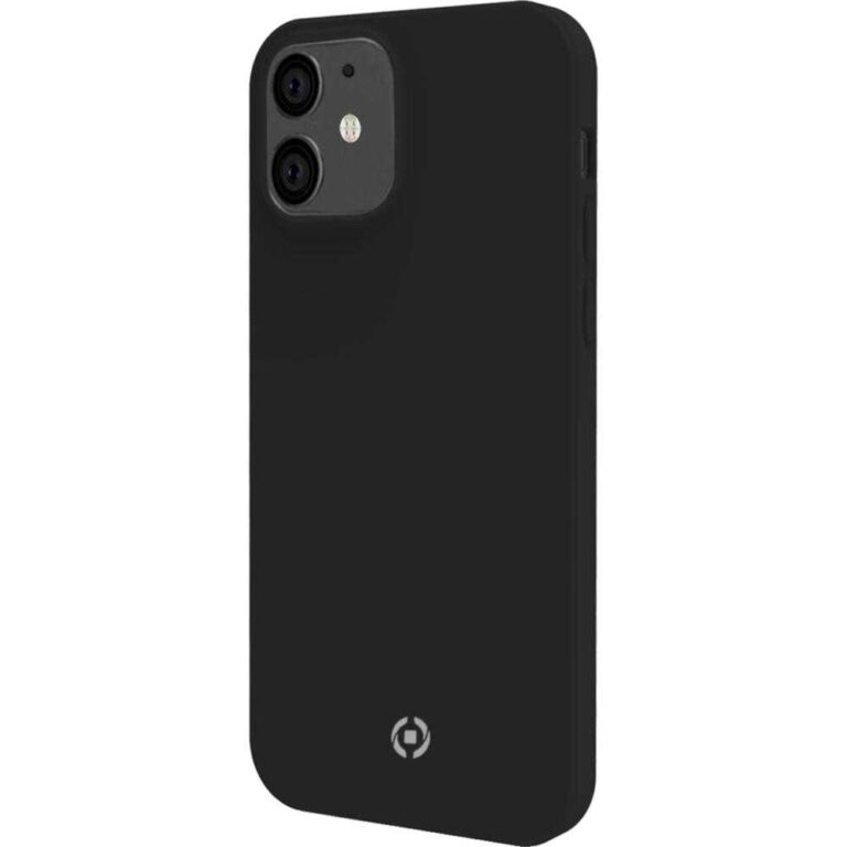 Husa de protectie Celly Cromo pentru iPhone 12 Mini, Albastru
