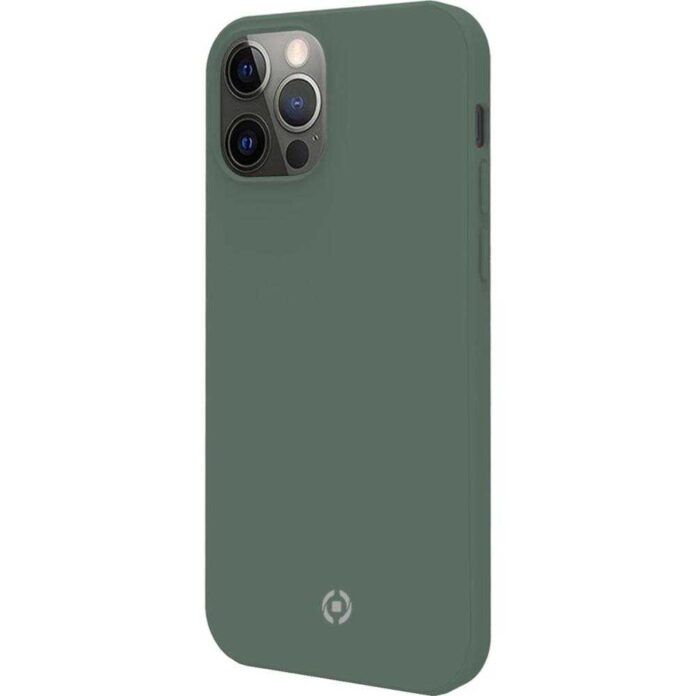 Husa de protectie Celly Cromo pentru iPhone 12 Pro Max, Negru