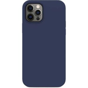 Husa de protectie Lemontti Liquid Silicon pentru iPhone 12 Pro Max, Albastru Husa de protectie Lemontti Liquid Silicon pentru iPhone 12 Pro Max, Albastru