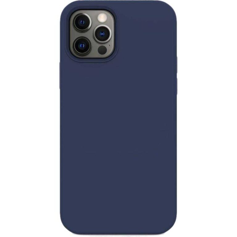 Husa de protectie Lemontti Liquid Silicon pentru iPhone 12 Pro Max, Albastru