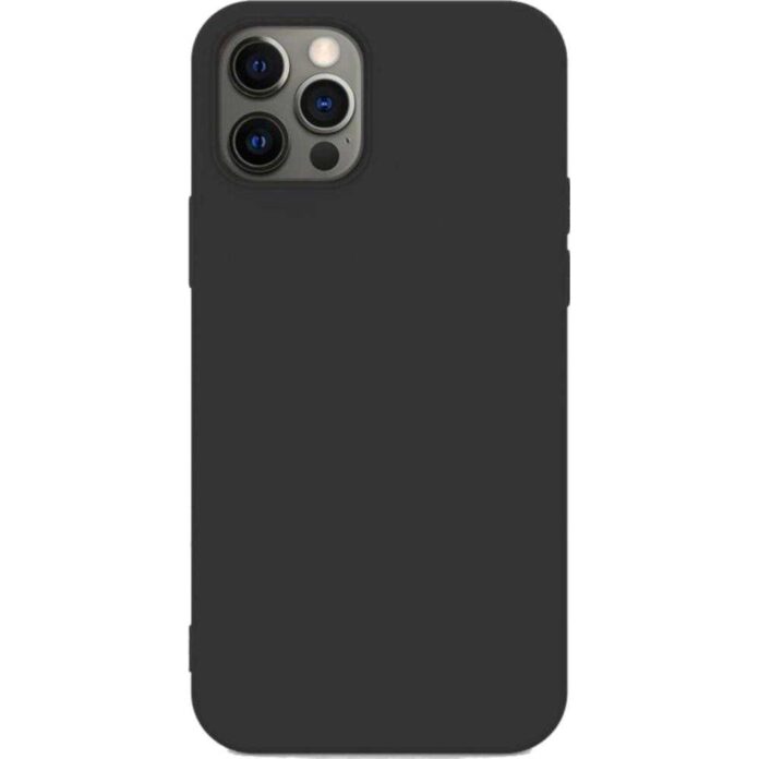 Husa de protectie Lemontti Silicon Soft Slim pentru iPhone 12 Pro Max, Negru Husa de protectie Lemontti Silicon Soft Slim pentru iPhone 12 Pro Max, Negru