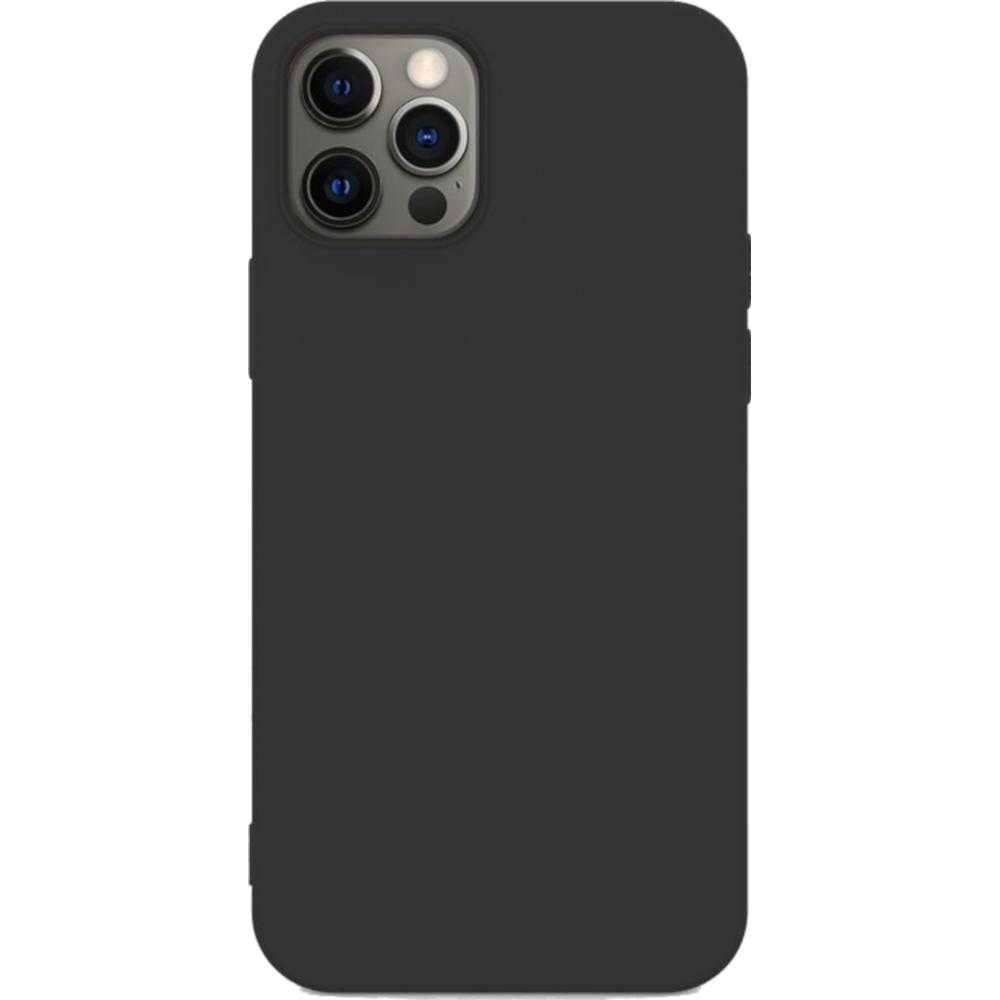 Husa de protectie Lemontti Silicon Soft Slim pentru iPhone 12 Pro Max, Negru Husa de protectie Lemontti Silicon Soft Slim pentru iPhone 12 Pro Max, Negru