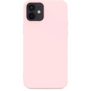 Husa de protectie Lemontti Silicon Soft Slim pentru iPhone 12 Mini, Sand Pink Husa de protectie Lemontti Silicon Soft Slim pentru iPhone 12 Mini, Sand Pink