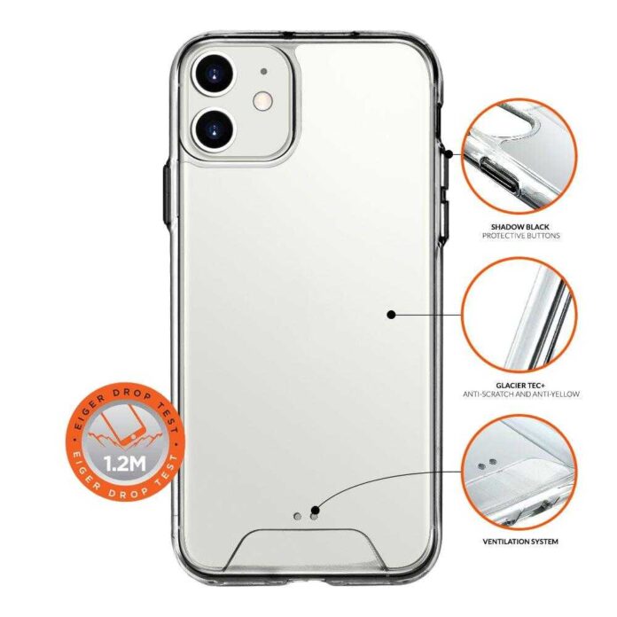 Husa de protectie Eiger Glacier Case Clear pentru iPhone 12/12 Pro, Transparent Husa de protectie Eiger Glacier Case Clear pentru iPhone 12/12 Pro, Transparent
