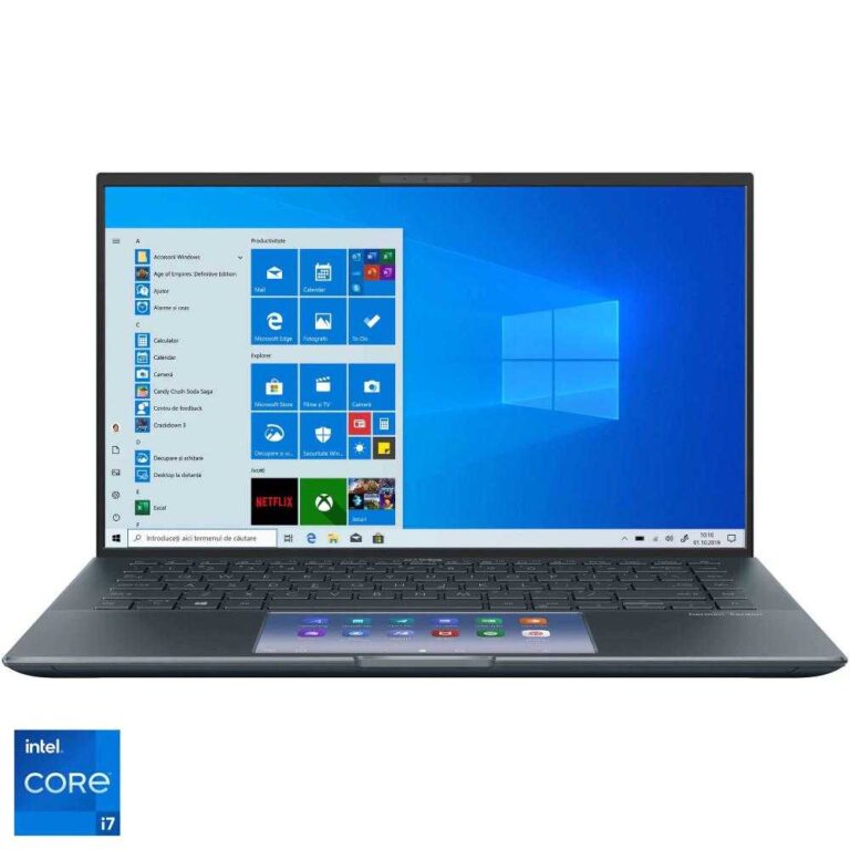 Laptop Asus ZenBook 14 UX435EA-A5022T, Intel® Core&trade; i7-1165G7, 16GB LPDDR4X, SSD 1TB, Intel® Iris® Xe Graphics, Windows 10 Home