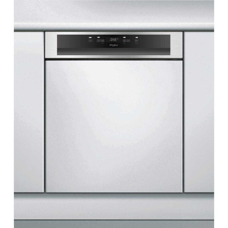 Masina de spalat vase semi-incorporabila Whirlpool WBC 3C34 PF X, 14 Seturi, 8 Programe, Clasa D