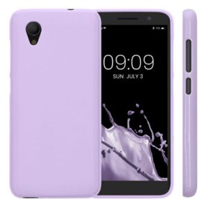 Husa Kwmobile pentru Alcatel 1, Silicon, Mov, 46363.108 Husa Kwmobile pentru Alcatel 1, Silicon, Mov, 46363.108