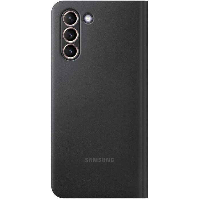 Husa de protectie Samsung Smart LED View Cover pentru Galaxy S21+, Negru Husa de protectie Samsung Smart LED View Cover pentru Galaxy S21+, Negru