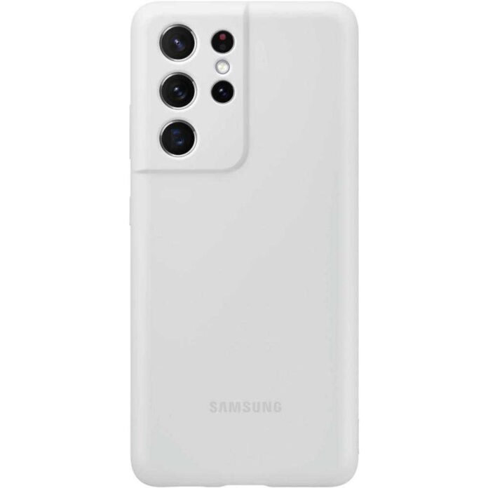 Husa de protectie Samsung Silicone Cover pentru Galaxy S21 Ultra, Negru Husa de protectie Samsung Silicone Cover pentru Galaxy S21 Ultra, Negru