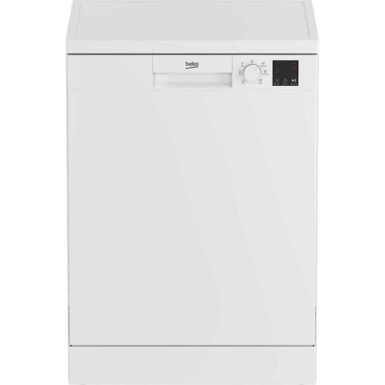 Masina de spalat vase Beko DVN06430W, 14 seturi, 6 programe, Automatic Door Opening, AutoGlassShield, Clasa D