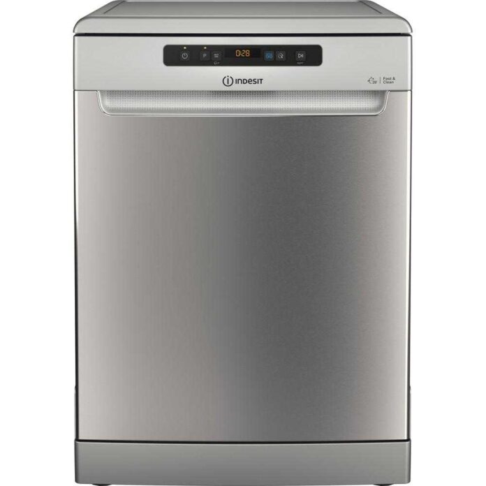 Masina de spalat vase Indesit DFO 3T133 A F X, 14 seturi, 9 programe, Clasa D Masina de spalat vase Indesit DFO 3T133 A F X, 14 seturi, 9 programe, Clasa D