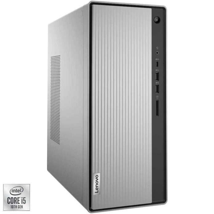 Sistem Desktop PC Lenovo IdeaCentre 5 14IMB05, Intel® Core&trade; i5-10400, 8GB DDR4, SSD 512GB, Intel® UHD Graphics, Free DOS