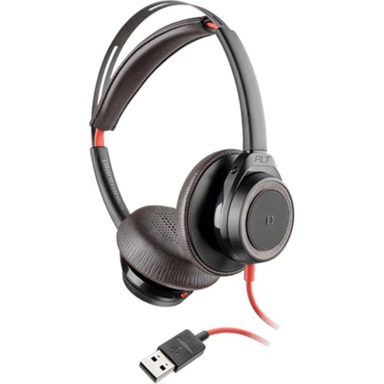 Casti Call Center Plantronics Blackwire 7225 USB, Negru