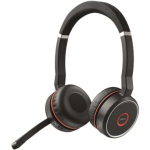 Casti PC On-Ear Jabra Evolve 75 Stereo, Bluetooth, Negru Casti PC On-Ear Jabra Evolve 75 Stereo, Bluetooth, Negru