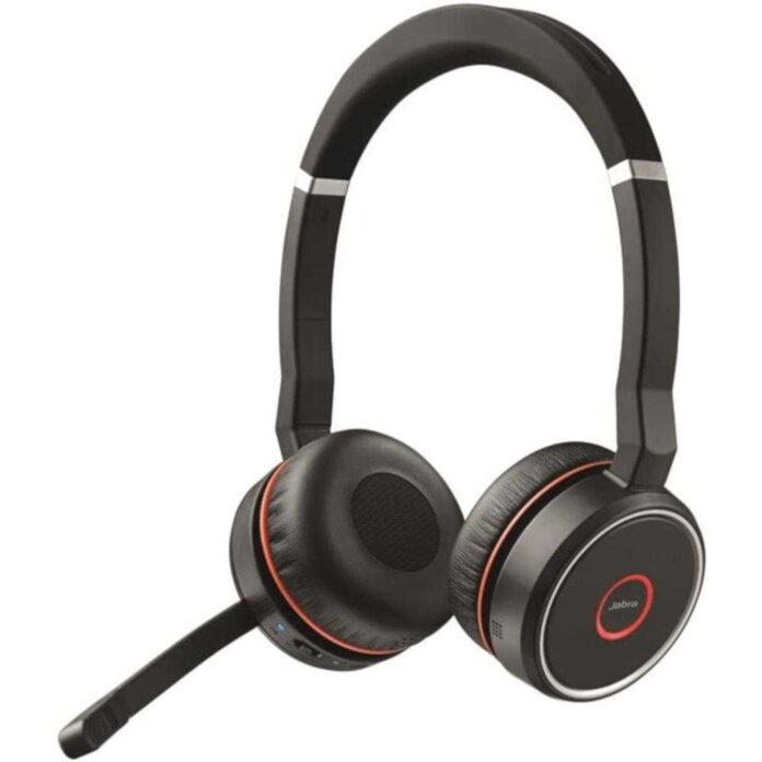 Casti PC On-Ear Jabra Evolve 75 Stereo, Bluetooth, Negru Casti PC On-Ear Jabra Evolve 75 Stereo, Bluetooth, Negru