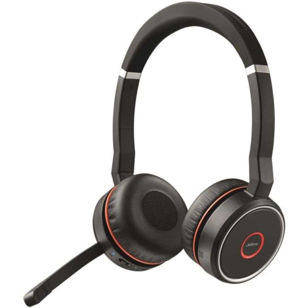 Casti PC On-Ear Jabra Evolve 75 Stereo, Bluetooth, Negru Casti PC On-Ear Jabra Evolve 75 Stereo, Bluetooth, Negru