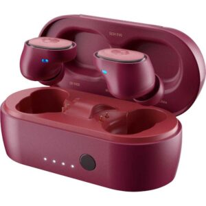 Casti True Wireless Skullcandy Sesh Evo, Bluetooth, Deep Red Casti True Wireless Skullcandy Sesh Evo, Bluetooth, Deep Red