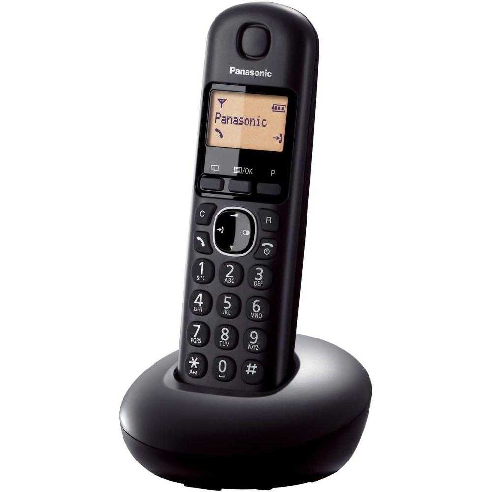 Telefon fara fir DECT Panasonic KX-TGB210FXB, Caller ID, Alarma, Negru Telefon fara fir DECT Panasonic KX-TGB210FXB, Caller ID, Alarma, Negru