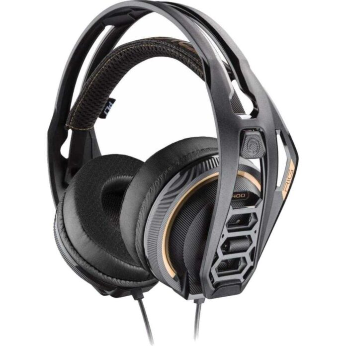 Casti gaming cu microfon Nacon RIG 400, Negru Casti gaming cu microfon Nacon RIG 400, Negru