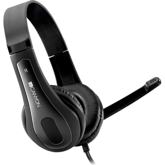 Casti audio On-Ear Canyon CNS-CHSC1B, Negru Casti audio On-Ear Canyon CNS-CHSC1B, Negru
