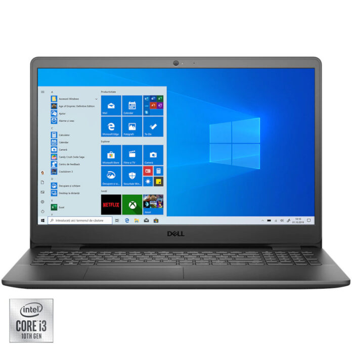 Laptop Dell Inspiron 3501, Intel Core i3-1005G1, 4GB DDR4, SSD 256GB, Intel UHD Graphics, Windows 10 S Laptop Dell Inspiron 3501, Intel Core i3-1005G1, 4GB DDR4, SSD 256GB, Intel UHD Graphics, Windows 10 S