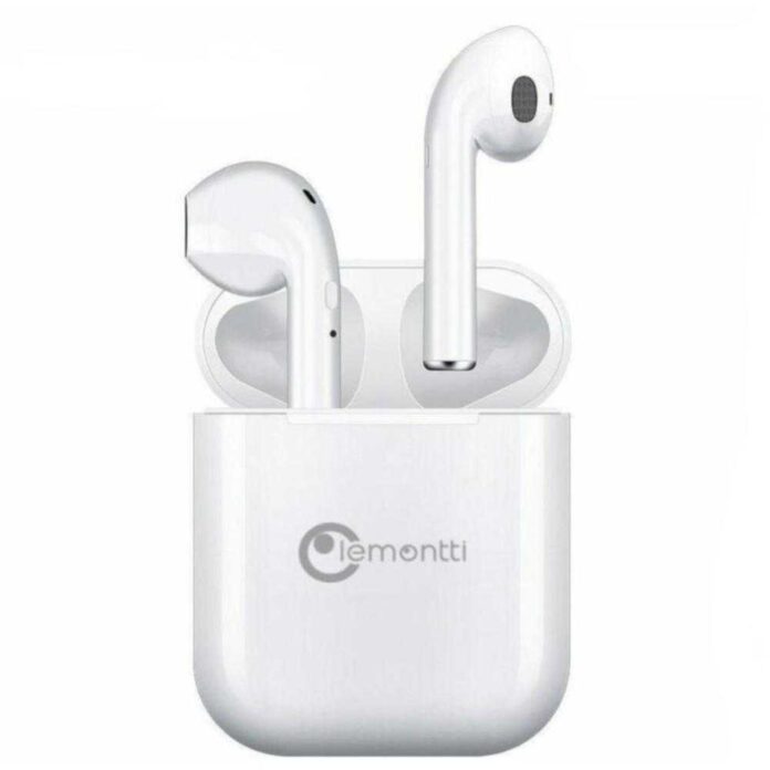 Casti True Wireless Lemontti LEMCTWW, Bluetooth, Alb