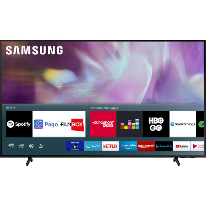 Televizor Smart QLED, Samsung 85Q60A, 214 cm, Ultra HD 4K, Clasa E Televizor Smart QLED, Samsung 85Q60A, 214 cm, Ultra HD 4K, Clasa E