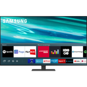 Televizor Smart QLED, Samsung 55Q80A, 138 cm, Ultra HD 4K, Clasa G Televizor Smart QLED, Samsung 55Q80A, 138 cm, Ultra HD 4K, Clasa G