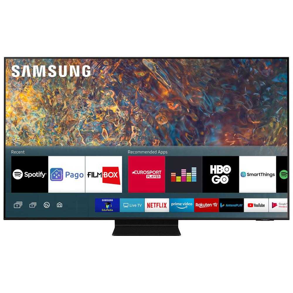 Televizor Smart QLED, Samsung 75QN90A, 189 cm, Ultra HD 4K, Neo QLED, Clasa E Televizor Smart QLED, Samsung 75QN90A, 189 cm, Ultra HD 4K, Neo QLED, Clasa E