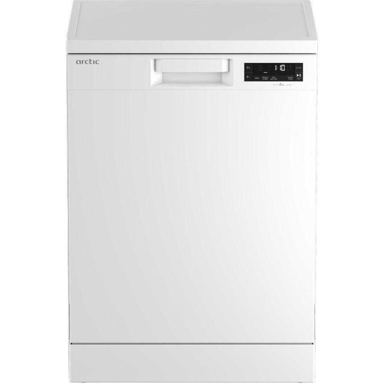 Masina de spalat vase Arctic DFN363, 14 seturi, 6 programe, Deschidere automata a usii, Aqua Protect, Mini 35, Clasa D
