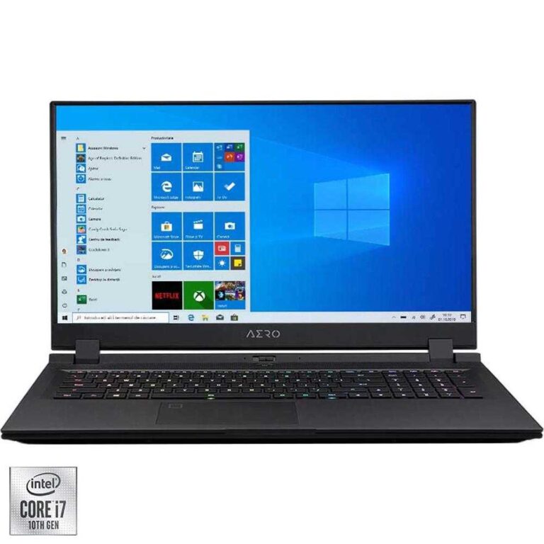 Laptop Gaming Gigabyte Aero 17 KC, Intel® Core&trade; i7-10870H, 16GB DDR4, SSD 1TB, NVIDIA GeForce RTX 3060 6GB, Windows 10 Home