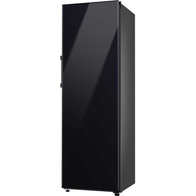 Frigider cu o usa Samsung Bespoke RR39A746322/EO, 387 l, PowerCool, NoFrost, Metal Cooling, DigitalInverter, Control umiditate, Usa reversibila, Clasa E, H 185.3 cm, Negru