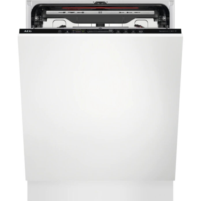 Masina de spalat vase incorporabila Aeg FSK93718P, Sistem de uscare AirDry, Functia TimeBeam, 15 seturi, 7 programe, Clasa D Masina de spalat vase incorporabila Aeg FSK93718P, Sistem de uscare AirDry, Functia TimeBeam, 15 seturi, 7 programe, Clasa D