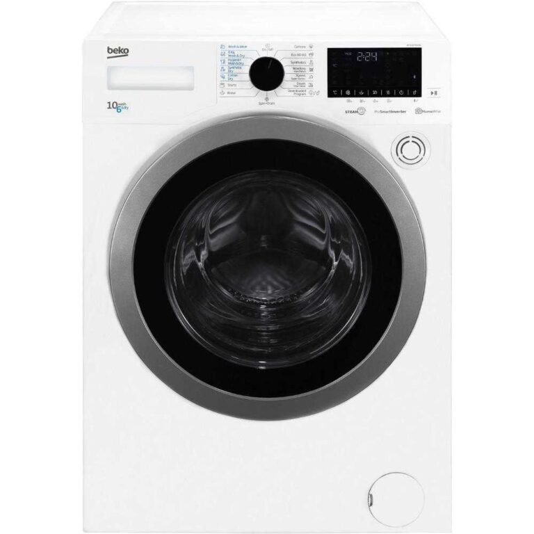Masina de spalat rufe cu uscator Beko HTE10736XW, 1400 RPM, 10 kg spalare, 6 kg uscare, Clasa B
