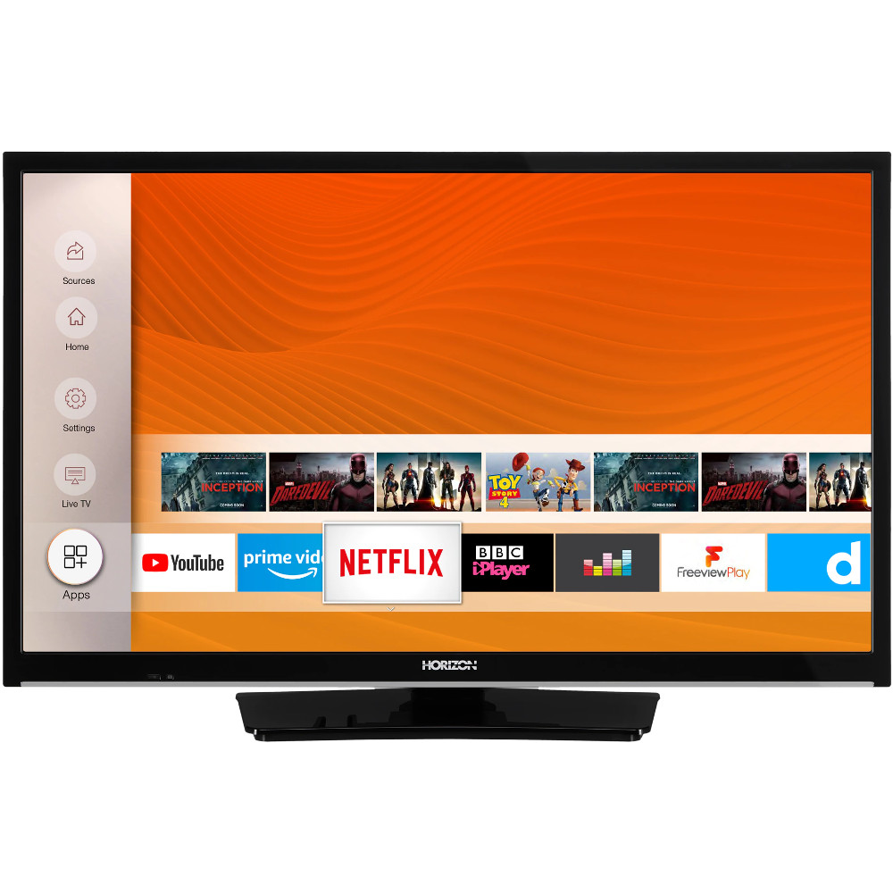 Televizor Smart LED, Horizon 24HL6130H/B, 60 cm, HD, Clasa F Televizor Smart LED, Horizon 24HL6130H/B, 60 cm, HD, Clasa F