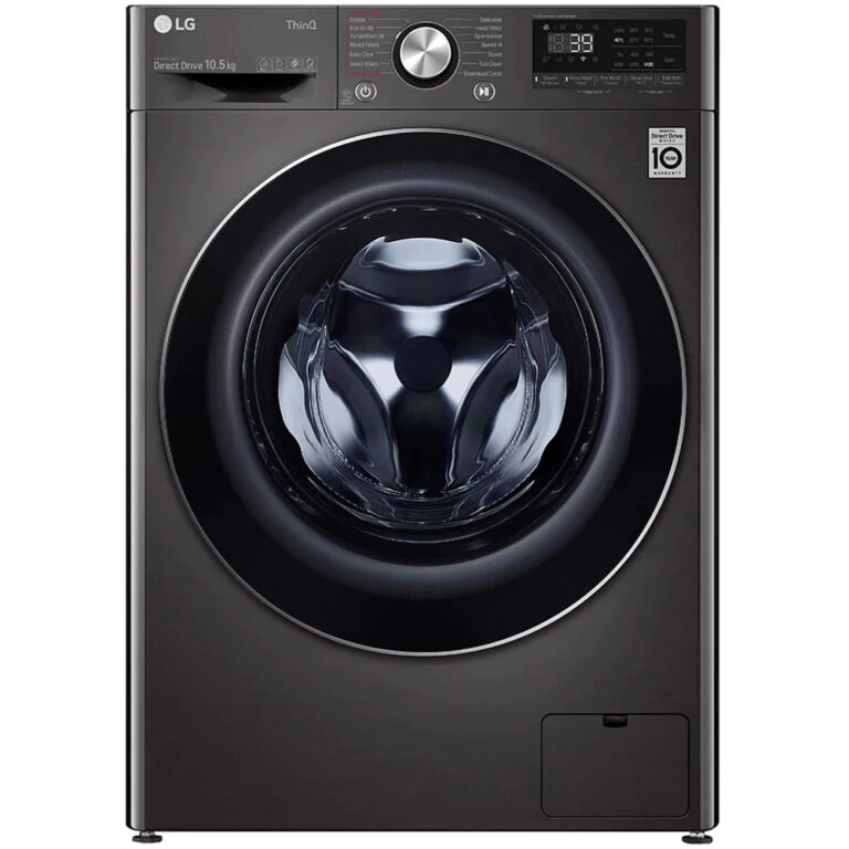Masina de spalat rufe LG F4WV910P2SE, 1400 RPM, 10.5 kg, Clasa A, TurboWash, Steam, Wifi , Gri inchis