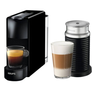 Espressor Nespresso Krups Essenza Mini + Aeroccino XN111810, 1300 W, 19 Bar, 0.6 L, Negru Espressor Nespresso Krups Essenza Mini + Aeroccino XN111810, 1300 W, 19 Bar, 0.6 L, Negru