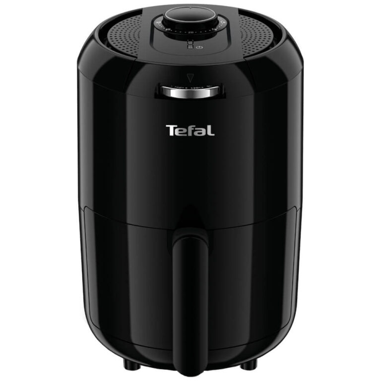 Friteuza cu aer cald Tefal Easy Fry Compact EY101815, 1030 W, 4 moduri de gatire, capacitate maxima 1.6L, timer 30 min, functie Auto OFF, tehnologie Air Pulse, negru