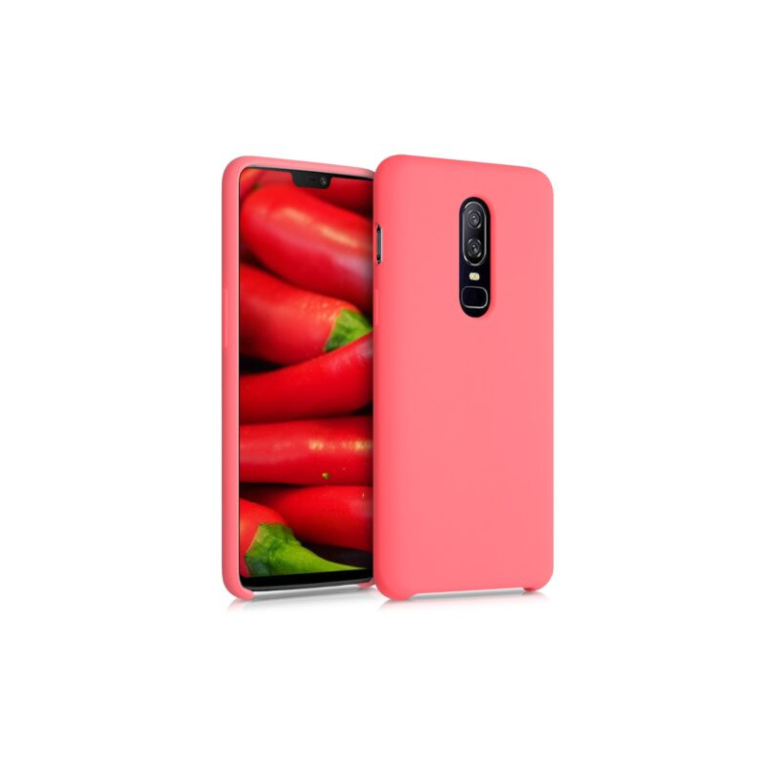 Husa pentru OnePlus 6, Silicon, Roz, 46122.103